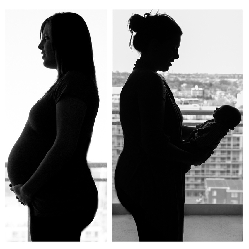 Belly and baby silhouette (www.umlaphoto.com)
