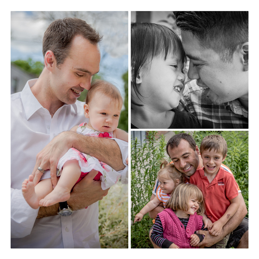 Father-child photo collage (www.umlaphoto.com)